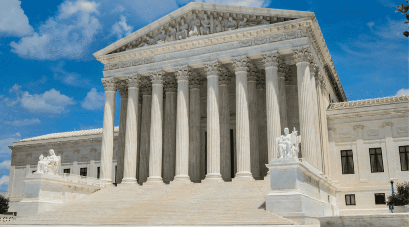 US Supreme Court building in Washington DC