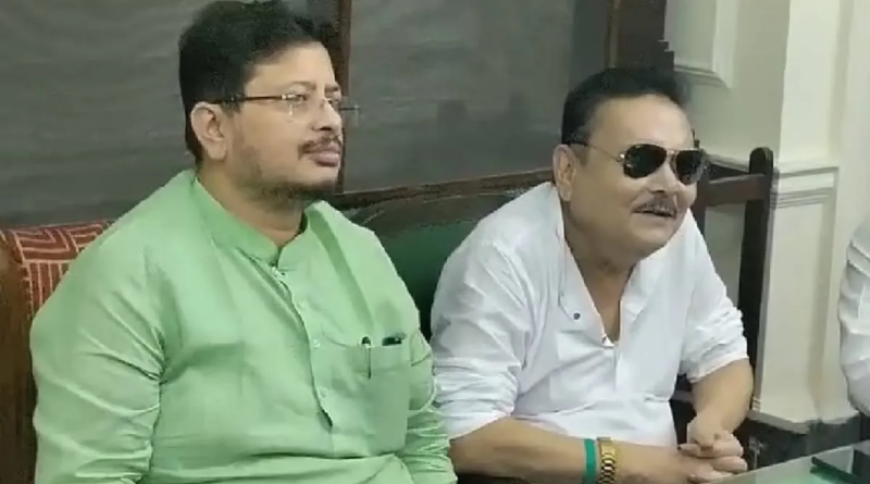 মদন মিত্রের সাংগঠনিক পদ থেকে ইস্তফা ঘোষণার সময় ঋতব্রত বন্দ্যোপাধ্যায়ের সঙ্গে