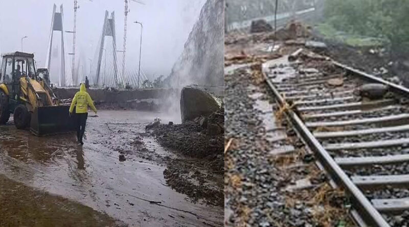 ভারী বৃষ্টি ও ধসে মুম্বই-পুণে এক্সপ্রেসওয়ে বন্ধ
