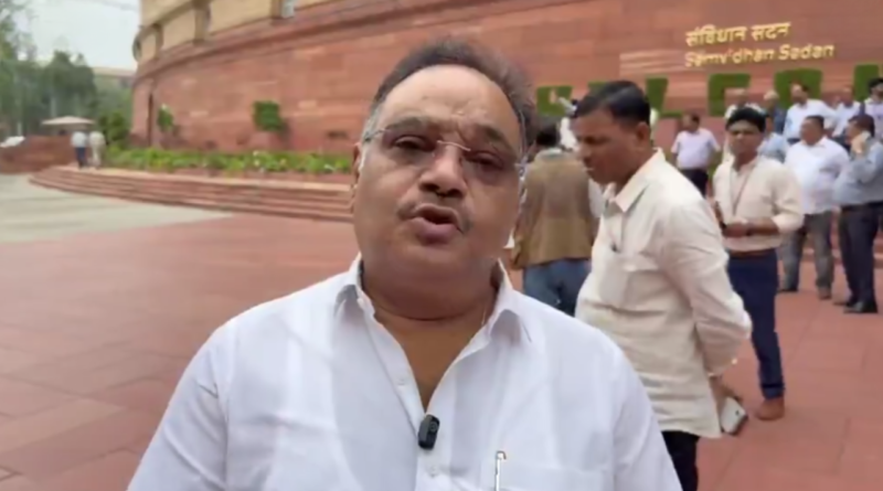 বন্দে মাতরম বিল নিয়ে সংসদ ভবনের সামনে বিজেপি নেতার বক্তব্য
