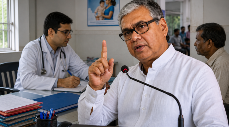ব্যক্তিগত চিকিৎসা নিয়ে সরকারি ডাক্তারদের সতর্ক করছেন স্বাস্থ্যমন্ত্রী